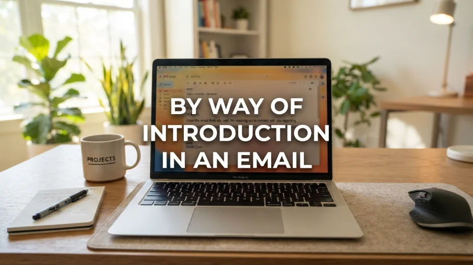 By Way of Introduction in an Email