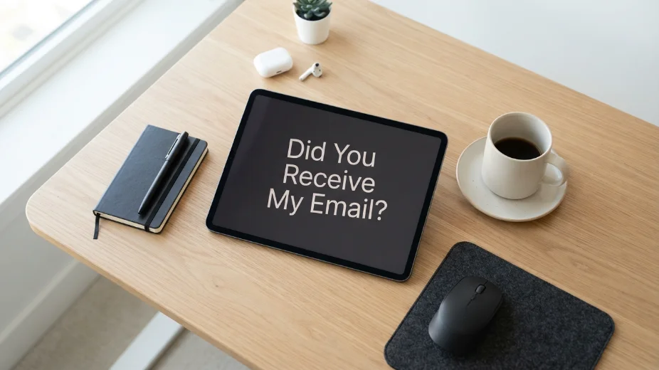 Did You Receive My Email?