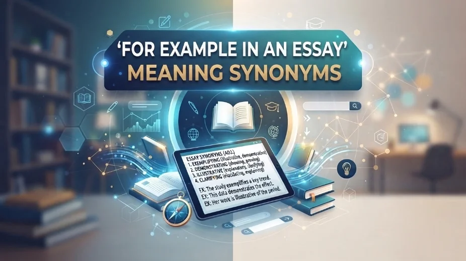 For Example In An Essay Meaning Synonyms