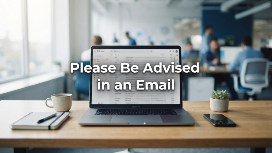 Please Be Advised in an Email