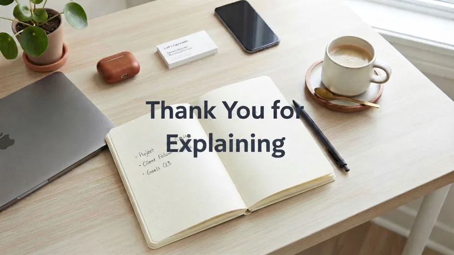 Thank You for Explaining