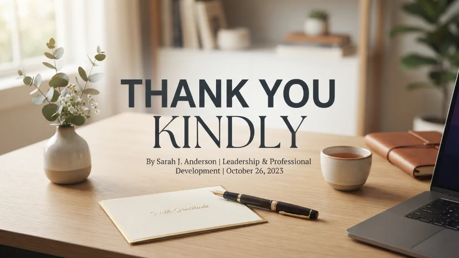 Thank You Kindly